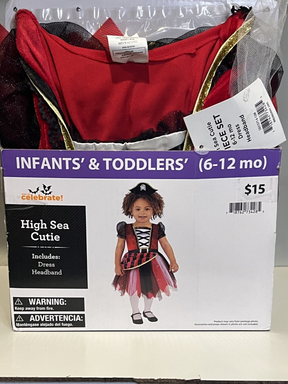 High Sea Cutie costume 6-12 Months
